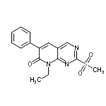 CAS#: 214983-22-9, 8-Ethyl-2-(Methylsulfonyl)-6-Phenylpyrido[2,3-d]Pyrimidin-7(8H)-One