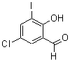 CAS 登录号：215124-03-1， 5-氯-2-羟基-3-碘苯甲醛