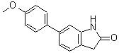 CAS 登录号：215433-90-2， 6-(4-甲氧基苯基)-1,3-二氢-2H-吲哚-2-酮