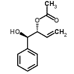 CAS 登录号：21550-10-7， (1R,2R)-1-羟基-1-苯基-3-丁烯-2-基乙酸酯