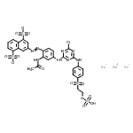 CAS#: 215612-56-9, Trisodium 3-[2-Acetamido-4-[[4-Chloro-6-[4-(2-Sulfooxyethylsulfonyl)Anilino]-1,3,5-Triazin-2-Yl]Amino]Phenyl]Azonaphthalene-1,5-Disulfonate
