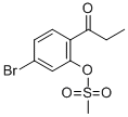 CAS 登录号：215815-08-0， 1-[4-溴-2-[(甲基磺酰基)氧基]苯基]-1-丙酮
