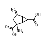 CAS 登录号：215867-32-6， 2-氨基-4-亚甲基双环[3.1.0]己烷-2,6-二甲酸