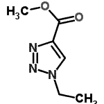 CAS 登录号：215868-66-9， 甲基1-乙基-1H-1,2,3-三唑-4-羧酸酯