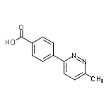 CAS 登录号：216060-24-1， 4-(6-甲基-3-哒嗪基)苯甲酸