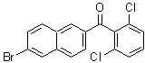 CAS#: 216144-77-3, (6-Bromo-2-Naphthyl)(2,6-Dichlorophenyl)Methanone