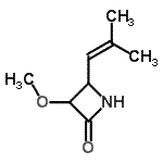 CAS#: 216366-75-5, 3-Methoxy-4-(2-Methyl-1-Propen-1-Yl)-2-Azetidinone