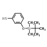 CAS 登录号：216393-56-5， 3-[叔-丁基(二甲基)硅烷基]氧基苯硫酚