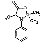 CAS#: 21654-63-7, 2,2,4-Trimethyl-3-phenyl-1,3,2-oxazasilolidin-5-one