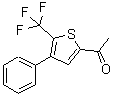 CAS 登录号：217184-77-5， 1-[4-苯基-5-(三氟甲基)-2-噻吩基]乙酮