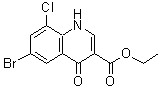 CAS#: 217316-19-3, Ethyl 6-Bromo-8-Chloro-4-Oxo-1,4-Dihydro-3-Quinolinecarboxylate