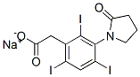 CAS 登录号:21762-02-7, 3-(2-氧代-1-吡咯烷基)-2,4,6-三碘苯乙酸钠盐