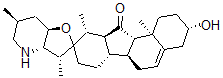 CAS 登录号：21842-58-0， 12beta,13alpha-二氢介藜芦碱