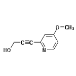 CAS 登录号：218594-30-0， 3-(4-甲氧基-2-吡啶基)-2-丙炔-1-醇