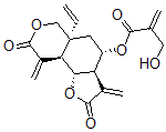 CAS#: 21871-10-3, 2-Hydroxymethylpropenoic Acid [(3aR,9abeta,9balpha)-Decahydro-5abeta-Vinyl-3,9-Bis(Methylene)-2,8-Dioxo-2H-Furo[2,3-f][2]Benzopyran-4beta-Yl] Ester