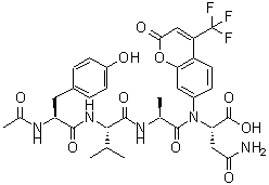 CAS#: 219137-85-6, N-Acetyl-L-Tyrosyl-L-Valyl-L-Alanyl-N-[2-Oxo-4-(Trifluoromethyl)-2H-Chromen-7-Yl]-L-alpha-Asparagine