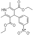 CAS#: 21945-66-4, Diethyl 2,6-Dimethyl-4-(3-Nitrophenyl)-1,4-Dihydro-3,5-Pyridinedicarboxylate