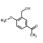 CAS 登录号：219539-06-7， 1-[3-(羟基甲基)-4-甲氧基苯基]乙酮