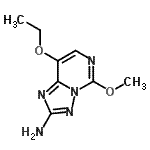 CAS 登录号：219715-67-0， 8-乙氧基-5-甲氧基[1,2,4]三唑并[1,5-c]嘧啶-2-胺
