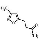 CAS 登录号：219859-49-1， 3-(3-甲基异恶唑-5-基)丙酰胺