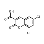 CAS 登录号：2199-86-2， 6,8-二氯-2-氧代-2H-苯并吡喃-3-羧酸