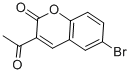 CAS 登录号：2199-93-1， 3-乙酰基-6-溴-2H-1-苯并吡喃-2-酮