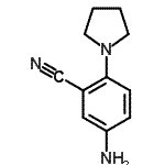 CAS 登录号：219921-68-3， 5-氨基-2-(1-吡咯烷基)苯甲腈