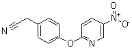 CAS 登录号：219928-36-6， {4-[(5-硝基-2-吡啶基)氧基]苯基}乙腈