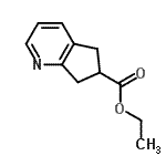 CAS 登录号：220001-84-3， 乙基6,7-二氢-5H-环戊二烯并[b]吡啶-6-羧酸酯