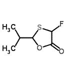 CAS 登录号：220118-89-8， 4-氟-2-异丙基-1,3-氧硫杂环戊烷-5-酮