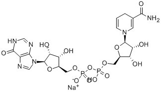 CAS 登录号：22052-73-9， 去氨基烟酰胺腺嘌呤二核苷酸钠盐
