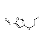CAS#: 220780-49-4, 3-(2-Fluoroethoxy)-1,2-Oxazole-5-Carbaldehyde