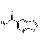 CAS#: 220957-41-5, 1-(Furo[2,3-b]Pyridin-5-Yl)Ethanone