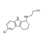 CAS#: 221028-13-3, 2-[(6-Bromo-2,3,4,9-Tetrahydro-1H-Carbazol-1-Yl)Amino]Ethanol
