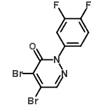 CAS 登录号：221031-08-9， 4,5-二溴-2-(3,4-二氟苯基)-3(2H)-哒嗪酮