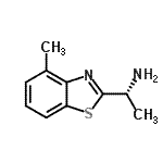 CAS 登录号：221654-66-6， (1R)-1-(4-甲基-1,3-苯并噻唑-2-基)乙胺