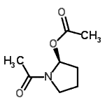 CAS 登录号：221911-75-7， (2S)-1-乙酰基-2-吡咯烷基乙酸酯