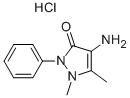 CAS#: 22198-72-7, 4-Amino-1,2-Dihydro-1,5-Dimethyl-2-Phenyl-3H-Pyrazol-3-One Hydrochloride (1:1)