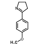 CAS 登录号：22217-80-7， 5-(4-甲氧基苯基)-3,4-二氢-2H-吡咯