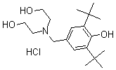 CAS#: 2226-97-3, 4-[(Bis(2-Hydroxyethyl)Amino)Methyl]-2,6-Ditert-Butylphenol Hydrochloride