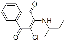 CAS 登录号：22272-32-8， 2-(仲-丁基氨基)-3-氯-1,4-萘醌