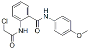 CAS 登录号：22312-68-1， 2-(2-氯-乙酰氨基)-N-(4-甲氧基-苯基)-苯甲酰胺
