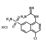 CAS 登录号：223671-03-2， 1-亚氨基甲酰胺基-4-氯-7-异喹啉磺酰胺盐酸盐(1:1)