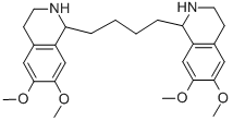 CAS#: 22407-74-5, meso-1,1'-Tetramethylenebis[1,2,3,4-tetrahydro-6,7-dimethoxyisoquinoline]