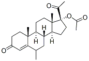 CAS#: 2242-65-1, (6b)-17-(acetyloxy)-6-methyl-Pregn-4-ene-3,20-dione