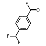 CAS 登录号：2251-80-1， 4-(二氟甲基)苯甲酰氟