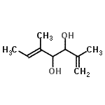 CAS 登录号：22607-16-5， (5E)-2,5-二甲基-1,5-庚二烯-3,4-二醇