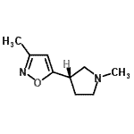 CAS 登录号：226088-59-1， 3-甲基-5-[(3S)-1-甲基-3-吡咯烷基]-1,2-恶唑