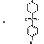 CAS#: 226400-32-4, 4-[(4-Bromophenyl)Sulfonyl]Piperidine Hydrochloride (1:1)