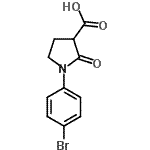 CAS 登录号：226881-07-8， 1-(4-溴苯基)-2-氧代-3-吡咯烷羧酸